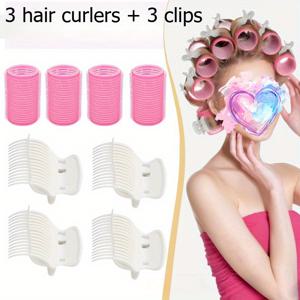 TEMU 6개 세트 건조 & 습식 살롱급 헤어 클립 - 열에 강한 볼류마이징 클립 (핑크) / 미끄럼 방지 그립, 컬링, 업두, 포니테일용 - 전문가 및 일상 스타일링 도구, 손상 없는 고정력, 슬림 디자인, 홈 사용자용