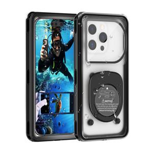 TEMU 신규 업그레이드 버전 일체형 브라켓 IPX8 전문가용 범용 방수 다이빙 야외 비디오 사진 폰 케이스, 아이폰 모든 시리즈, 갤럭시, 모토 호환, 야외 사진 촬영,스타일리시 커버,고품질 케이스,사진작가,블로거들|방수가방