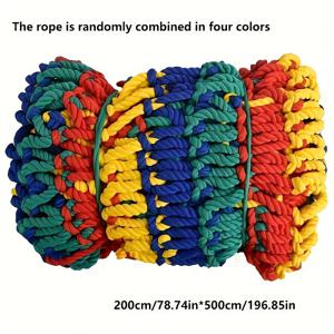 TEMU 1개 튼튼한 안전망 - 빨간색/파란색/색상 코드 구획의 미끄럼 방지 장벽, 수영장, 파티오, 계단, 발코니, 건설용 - 간편한 설치, 실외/실내 사용 - 주거 및 상업 공간, 파티오 보호, 안전 울타리에 적합