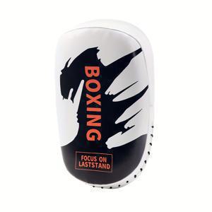 TEMU 1pc LASTSTAND 유니버설 커브드 무에타이 풋 타겟 - 훈련용 인조 가죽 복싱 포커스 패드, 싱글 팩