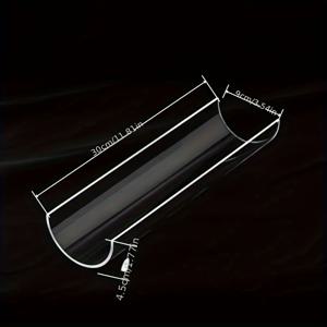 TEMU 1개 아크릴 스위스 롤 몰드 - 투명, 식품 안전 베이킹 도구, 완벽한 케이크 & 페이스트리 롤용, 가정 및 전문가용 이상적