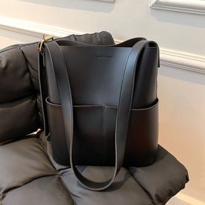 TEMU 여성용 신상 가방, 대용량 크로스바디 버킷백, 여성용 심플한 숄더백