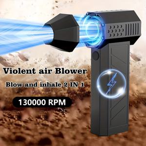 TEMU 130K RPM 고속 강력 터보팬 캠핑 팬 핸드헬드 팬 터보팬 강력 팬 고속 터보팬, 야외 공기 순환,강풍 송풍기,강력한 공기 흐름 장치, 팬 빌드,야외용|이동식에어컨|휴대용에어컨|캠핑선풍기