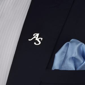 TEMU 맞춤형 우아한 스테인리스 스틸 핀 - 독특한 더블 레터 배지 세트, 정장과 라펠에 완벽, 남성을 위한 이상적인 선물, 전문가용 의상 장식,정장 장식,클래식 액세서리,정교한 디자인,고품질 배지,광택 마감,비즈니스 전문가,정장 행사 참석자