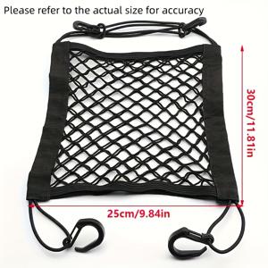 TEMU 1pc 모터사이클 헬멧 보관 네트 가방 - 고 탄성 폴리에스터 화물 네트, 조절 가능한 스트랩 및 잠금 버클 | 방풍 방수 디자인, 안전한 자전거 헬멧 및 장비 정리 | 라이딩 및 자전거 액세서리, 자전거 헬멧 액세서리, 안전한 장비 홀더, 내구성 있는 메쉬 소재에 필수적입니다.|자전거헬멧