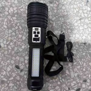 TEMU 다기능 야외용 LED 손전등, 충전식, 조절 가능한 초점, 멀티컬러 사이드 라이트, COB, USB 케이블, 캠핑, 낚시, 하이킹에 완벽한 아웃도어 액세서리, 야외용 손전등,하이킹 장비,휴대용 랜턴,컴팩트 디자인,고루먼 출력,초점 조절 가능한 빔,생존주의자들,캠퍼 및 하이커|캠핑랜턴|후레쉬