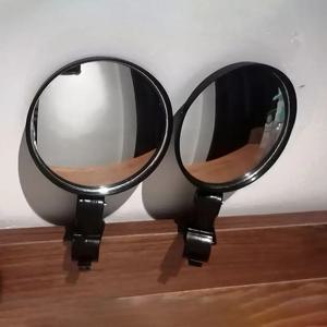 TEMU 2개 세트 자전거 후방 거울, 360° 회전 가능한 전기 자전거 미러, 좌우 조절 마운팅이 있는 산악자전거 핸들바 미러, 줌 가능 광각 디자인 - 사이클링 및 야외 스포츠에 적합|전기자전거