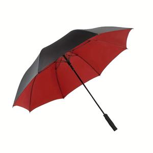 TEMU 초대형 170cm 직경 우산, 이중 레이어 선셰이드, 파이버글라스 프레임, 레드, 5인용 오버사이즈, 혹은 샤인 듀얼 유즈 롱 핸들 우산, 우산용