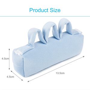 TEMU BEEMEEMASTER 소프트 천지지금 운동기 손 짜기 베개 - 손, 손목 및 팔꿈치용 다기능 그립 강도 트레이너, 재활 및 보조, 손목 통로 지원, 라이트 블루, 재활용 손 운동기, 디자인, 품질 공예