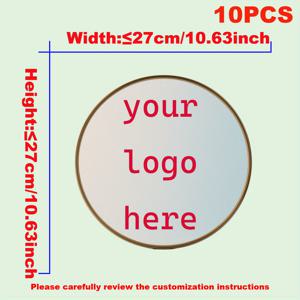 TEMU 10팩 맞춤형 다림질 전사 스티커 - 티셔츠, 청바지, 가방, 베개용 개인화 열 프레스 앱리케 - 로고/텍스트로 쉽게 DIY 의류 장식 가능 - 가정용 다리미 호환, 라운드 패치 디자인, 내구성 플라스틱 소재, 원단 장식, 창의적인 패치, 내열 전사지, 소규모 비즈니스 주인들을 위한 커스터마이징 패치