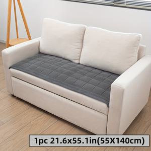 TEMU 3인용 펫 소파 커버 - 기계 세탁 가능한 코듀로이 퀼트 강아지 보호 매트, 미끄럼 방지 원피스 디자인, 가구 보호 및 쉬운 청소, 클래식 스타일, 포근한 질감, 내구성 있는 퀼팅, 튼튼한 스티칭, 바쁜 가정용|3인용쇼파|소파패드