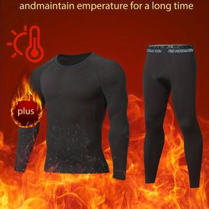 TEMU 엘리트 플러스 플리스 투피스 세트 유럽 사이즈