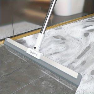 TEMU Joybos 3-in-1 실리콘 바닥 스크레이퍼 - 180도 유연한 회전, 휴일 집 청소에 완벽 - 먼지, 물 얼룩 및 머리카락 제거용 다기능 빗자루 - 유리, 바닥 및 주방에 이상적, 튼튼한 플라스틱/실리콘/금속 구조