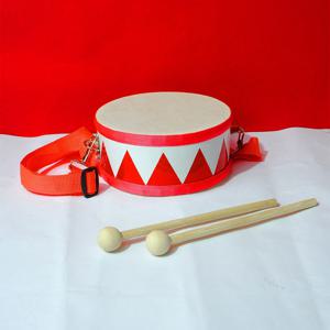 TEMU FF 6인치 양면 스네어 드럼, 성인용 핸드 퍼커션 악기, 북채 및 스트랩 포함, 빨간색 및 파란색, 손-뇌 조정 운동