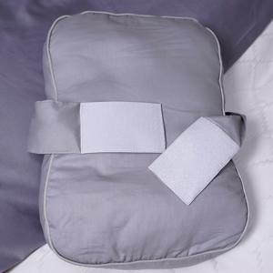 TEMU 조절 가능한 인체공학적 다리 베개 - 옆으로 자는 사람을 위한 부드러운 폴리에스터 무릎 지지 쿠션, 통기성 디자인, 손세탁 전용, 회색, 편안한 수면 보조용, 편안한 수면 보조 | 인체공학적 디자인 | 부드러운 질감, 잠자기용 무릎 베개, 발 베개, 다리 베개