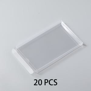 TEMU Switch 게임 카드용 투명 PVC 보관함 - 내구성, 충격 방지, 청소가 쉬운 디스플레이 케이스, 보안 잠금 장치, NS Switch 시스템과 호환 가능, 게임 카드 보관 | 투명 보관함 | PVC 구조