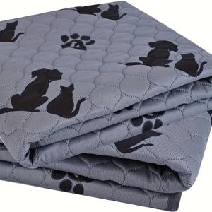 TEMU 2pcs 세탁 가능한 개 소변 패드, 재사용 가능한 개 소변 패드 미끄럼 방지, 애완 동물용 개 소변 패드 애완 동물 훈련용, 자동차, 소파, 거실, 야외 잔디로 적합|배변패드