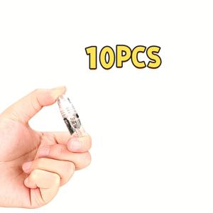 TEMU 10개 미니 유리 스프레이 병, 미세 연기, 누출 방지 여행용, 향수 및 로션에 적합, 투명 플라스틱 캡, 이동용 사용에 완벽|트래블보틀|향수