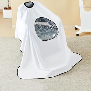 TEMU 1개 전문가용 미용실 헤어드레싱 케이프 - 전기정지 방지 비접착 머리 자르기 천, 바버, 스타일리스트, 가정 및 상업용 - 살롱 & 개인 그루밍 필수품, 바버 액세서리, 슬림한 외관, 내구성 있는 구조, 고품질 소재, 바버 도구, 바버 전문가, 헤어드레싱 케이프, 헤어드레싱 액세서리, 바버 케이프, 헤어컷팅 케이프