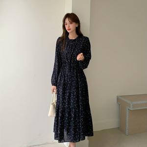 TEMU 여성용 플로랄 프린트 맥시 드레스 - 플레어드 헴, 캐주얼 & 포멀 드레스, 통기성 원단, 봄/여름용 여성 의류, 우아한 여름 드레스