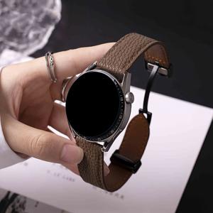 TEMU 6/5/4/3/액티브 2, 기어 S2, 화웨이 GT/GT2/GT3/GT3 프로/GT2 프로, 샤오미 스마트워치 호환 - 갈색 교체용 스트랩 밴드, 액티브 2/3/6/5/4, 화웨이 GT/GT2/GT3/GT3 프로, 샤오미 시계용 내구성 있는 스마트워치 밴드 - 위 모델 호환, 고급스러운 텍스처 마감|스마트워치