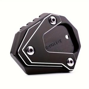 TEMU MOWOK 대형 알루미늄 사이드 스탠드 - 호ندا CB300R, CB400F, CB500F, CB650F, CB700R, CBR600RR, CBR650R, 트랜살프 600, 650, 700 - 튼튼한 블랙 & 레드 디자인, 조절 가능한 높이, 액세서리 | 현대 스탠드 | 조절 가능한 높이 스탠드