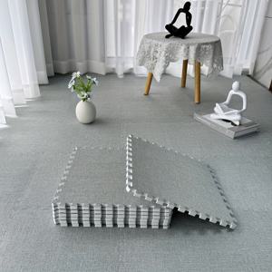 TEMU 12/20/40개 세탁 가능한 인터록킹 러그 침실 바닥 매트, 직소 퍼즐 플러프 매트, 매트 카펫, 침실 거실 매트, 주방 및 욕실 매트, 기어 다니기 매트, 기숙사 매트, 세탁 가능한 매트, 베이 창문 침대 옆 매트, *인치