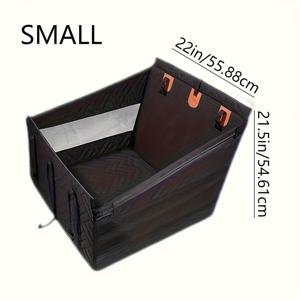 TEMU 럭셔리 반려동물 자동차 좌석 커버 해먹 - 방수, 내스크래치 옥스포드 원단, 소형에서 대형견 및 고양이용, 니트 원단, 반려동물 여행 액세서리