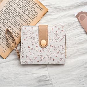 TEMU 여성용 귀여운 고양이 패턴 미니 지갑 - 컴팩트 지퍼 코인 파우스, 멀티 카드 홀더 & 손목 스트랩 - 가볍고 휴대하기 쉬운 현금, 신분증, 동전용 - 생일 선물, , 선생님, 대학생을 위한 지갑 카드 홀더, 일상 액세서리, 재미있는 액세서리