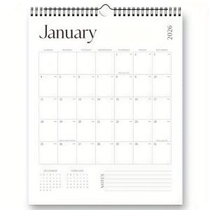 TEMU 2026년 12월부터 2027년 6월까지 - 18개월의 날짜, 쉬운 쓰기용 드라이-이어즈 페이지, 월간 계획, 사무실, 가정, 공부용 이상적인 캘린더 | 드라이-이어즈 페이지, 홈용 캘린더