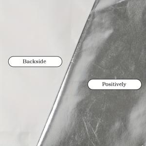 TEMU 반짝이는 은/금색 레이저 패브릭, 폴리에스터 프리컷 다림질 가능한 원단, 부드럽고 편안함, DIY 공예에 적합, 의상 재봉, 무대 퍼포먼스 의상, 파티 장식, 댄스 의상, 연극 의상, 홈 , 테이블보 등