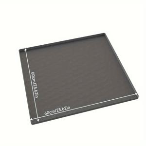 TEMU 집용 실리콘 개 소변 패드 홀더, 소형에서 중형 개용, 60X60cm 누출 방지 고경계 디자인, 휴대용 개 훈련 패드 트레이, 내구성 있는 사각형 바닥 보호 매트, 쉽게 청소 가능한 재료, 애완 동물 용품.|배변패드