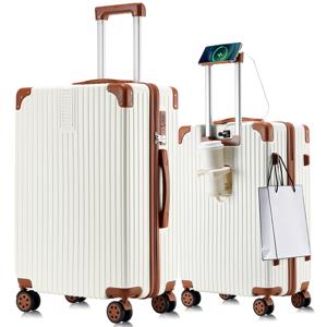 TEMU [3년AS] 초경량 기내용 캐리어 20인치 24인치 28인치 360도 조용한 바퀴 다기능 대용량 여행용가방