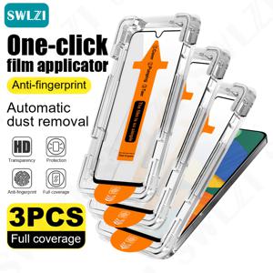 TEMU 삼성 갤럭시 A56/A36/A26/A16/A06/A05, A05S/A55 5G/A35/A25/A15/A54, A24 4G/A34/A14/A04/A73/A53/A23/A13/A72/A52/A32/A22/A12/A02/A51/A21/A90/A50/A10용 강화 유리 스마트폰 보호 필름 3개 세트