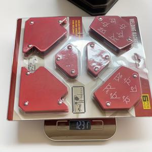 TEMU 6개 세트 자석 용접 위치기, 다각도 금속 고정 도구 – 페라이트 자석 및 두꺼운 강철판 포함, 수지 접합 작업용 정밀 용접 고정기, 손쉬운 조작, 효율성 향상