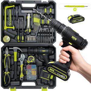 TEMU 바유이 전동드릴 강력한 토크 전동드라이버 120pcs 공구세트