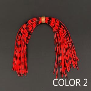 TEMU 낚시 미끼 스피너 베이트 버즈베이트 스커트 지그 미끼를 위한 실리콘 스커트 5개, 낚시용 재료, 낚시 액세서리