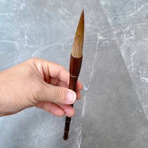 TEMU 늑대털 브러시 서예 특수 늑대털 펜 전문가용 긴 피크 대형 스타일 러닝북 및 늑대 울음 고급 초보자 국화 학생 연습 단어 성인 스타일 북 구독자 북 대형 스타일 오우카이|캘리그라피