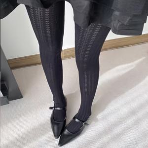 TEMU 순수하고 귀여운 망사 팬티스타킹 한 켤레, hosiery layering piece,패션 다리 커버,팬티스타킹 한 켤레,무봉제 스타킹,레이스 패널 디테일,순수한 귀여움 미학,손세탁 관리,여성 패션,여성스러운 스타일 애호가