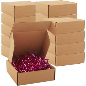 TEMU 30개의 골판지 상자, 치수 17X17X8cm/6.69X6.69X3.15인치, 운송, 보관 및 포장에 적합