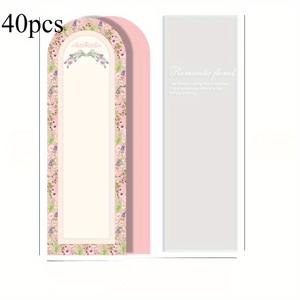 TEMU 40개 세트 (부케 포장 가방 20개 + 컬러풀 포장지 20개) 꿈같은 꽃 테마, 로맨틱 레이스 스타일의 꽃 포장지, 부채 모양의 섬세한 디자인, 장미 카네이션 요정 포장에 적합, 핑크색상, 발렌타인데이 선물용 부케 포장