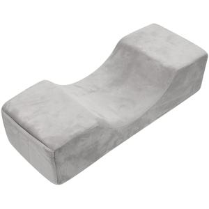 TEMU 살롱 눈썹 연장 목 베개 - 눈썹 연장 및 메이크업 적용 중 목 보호를 위한 편안한 벨벳 미용 쿠션입니다.