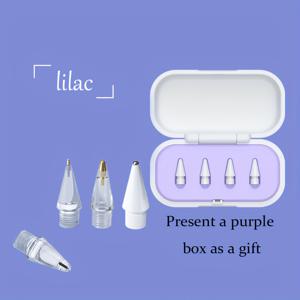 TEMU 애플 펜슬 (1세대 및 2세대)과 호환되는 교체 팁, 아이패드 프로 펜슬용 4개의 액세서리 세트, 팁용 보너스 보관 케이스 포함. 용량 펜의 필수 교체 부품, 사무실 및 공부에 필수입니다.