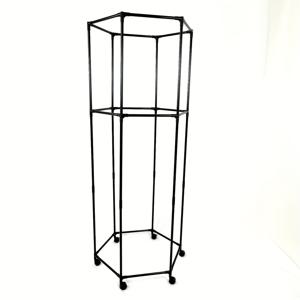 TEMU 1개 360° 회전형 대용량 옷걸이, 공간 절약형 분리 가능 이동식 침실 발코니 기숙사용 금속 건조대, 크리스마스 선물