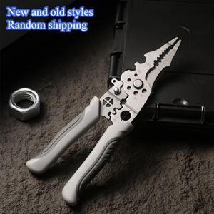 TEMU 1개 고강도 올인원 와이어 스트리퍼, 크림퍼, 커터 - 전기공, 자동차, 제조업용 다중 게이지 호환 (M6/M8/M10) 전문가용 플라이어 - 산업용 강력한 구조, 조립 불필요, 멀티펑션 공구, 신뢰성 높은 성능, 산업 작업자