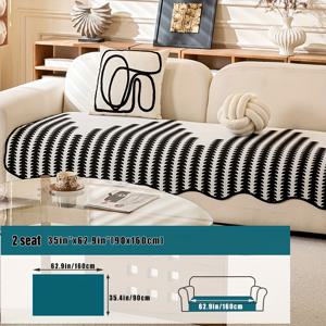 TEMU 1개 스타일 불규칙 소파 커버, 반려동물 친화적, 미끄럼 방지, 세탁기 사용 가능, 청소 간편, 아머체어, 더블 시트, 3인용 소파 및 섹셔널 소파에 적합, 홈 & 오피스 데코|쇼파커버|3인용쇼파