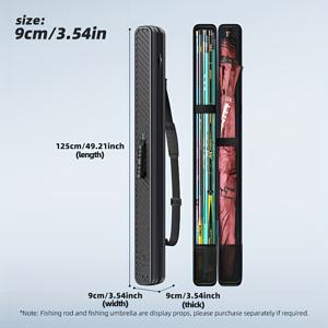 TEMU YUZHIYUAN 1팩 헤비듀티 낚시 태클 백 - 대용량, 경량 & 스크래치 방지 디자인, 야외 낚시 장비를 위한 쉬운 청소 다기능 보관함, 혼합 색상, 크리스마스, 발렌타인데이, 추수감사절, 아버지의 날 선물에 완벽한 낚시 가방, 내구성 있는 지퍼 클로저|백팩|방수가방|낚시대