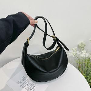 TEMU 여성용 소프트 크로스바디 백 - 다수의 지퍼가 있는 스타일리시한 숄더백, 조절 가능한 스트랩, 일상 캐주얼 사용에 완벽함 | 우아한 디자인 | 선택할 수 있는 3가지 색상