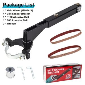 TEMU 앵글 그라인더 벨트 샌더 어댑터 - 날카롭게 만들기, 연마 및 트리밍을 위한 변환 도구, 섬유 백킹, 전원 공급 필요 없음, 수정, 부착