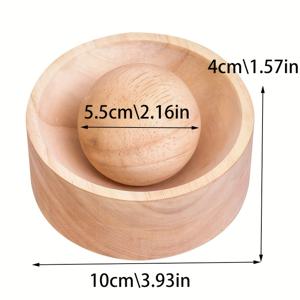 TEMU 전기 없이 사용할 수 있는, 크리스마스, 할로윈, 부활절, 한ук카, 추수감사절에 이상적인, 홈 키친 도구로 사용할 수 있는, 둥근 모양의, 손수 제작된 나무 만두 프레스 모양, 만두 스키니를 감싸는 용도로 사용할 수 있는, 용량 <1L